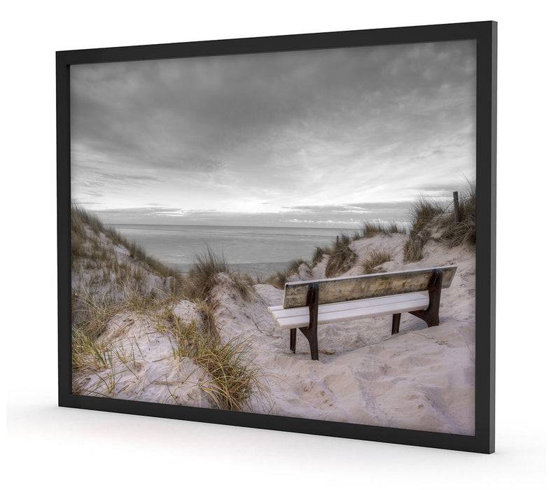 Pixxprint Blick auf das Meer, Poster mit Bilderrahmen Online Outlet