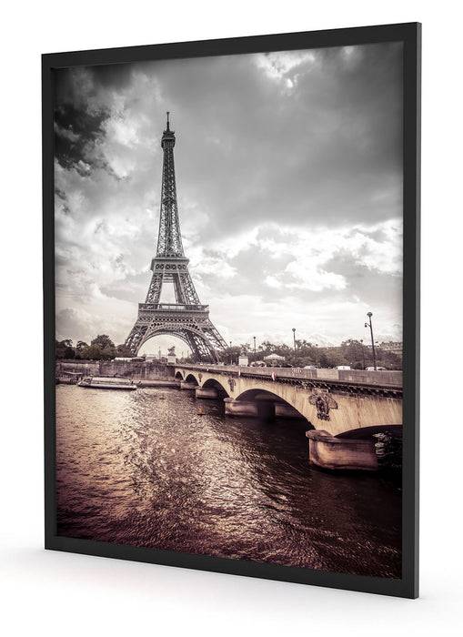 Pixxprint Eiffelturm in Paris, Poster mit Bilderrahmen Neuheiten