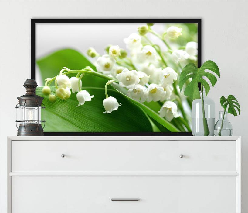 Pixxprint Maiglöckchen Ostern, Poster mit Bilderrahmen Bestseller