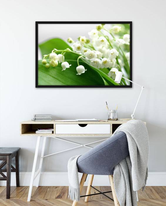 Pixxprint Maiglöckchen Ostern, Poster mit Bilderrahmen Bestseller