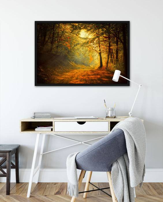 Pixxprint Wald, Poster mit Bilderrahmen Bis zu 55% Rabatt