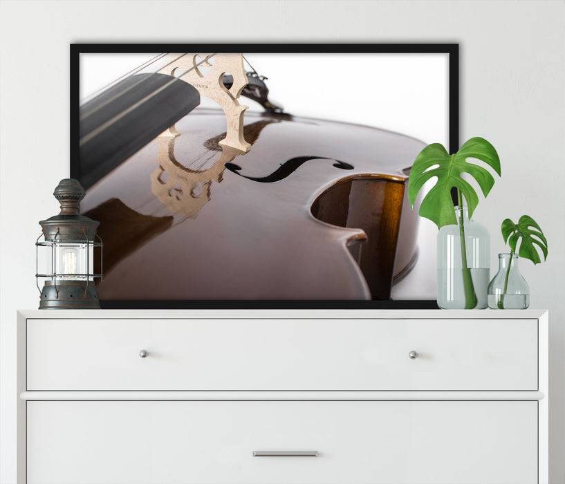 Pixxprint Cello, Poster mit Bilderrahmen Outlet