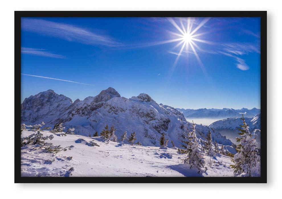 Pixxprint Tannheimer Tal, Poster mit Bilderrahmen Verkauf