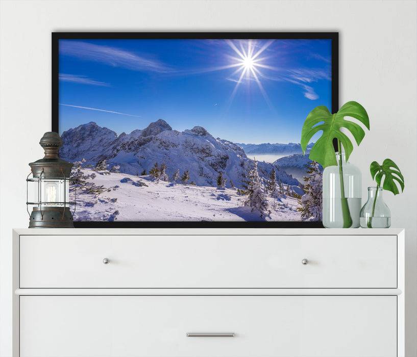 Pixxprint Tannheimer Tal, Poster mit Bilderrahmen Verkauf