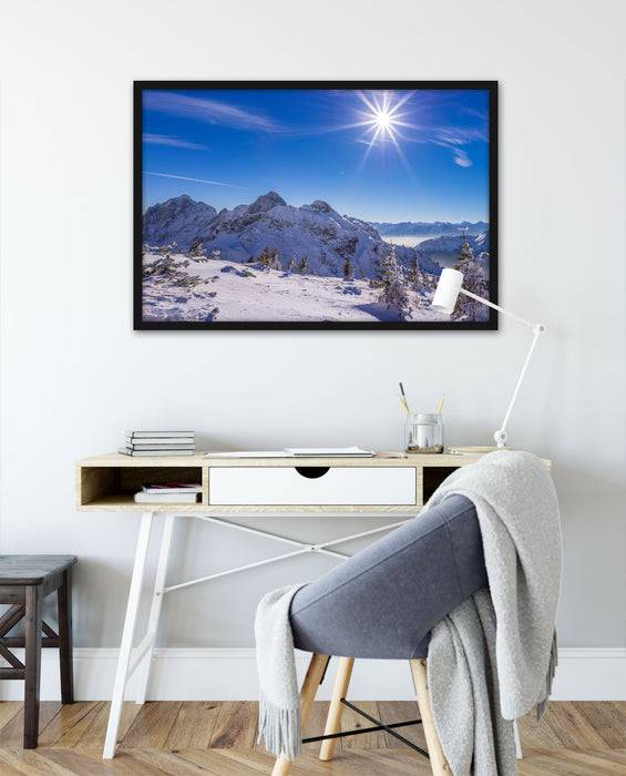 Pixxprint Tannheimer Tal, Poster mit Bilderrahmen Verkauf