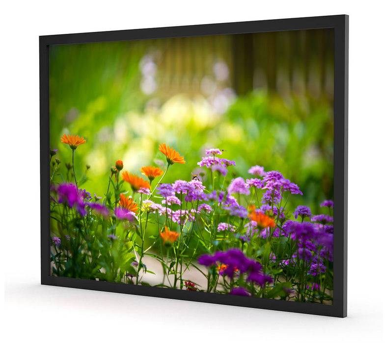 Pixxprint Blumenwiese, Poster mit Bilderrahmen Angebote