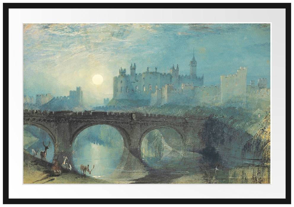 Pixxprint William Turner - Moela Agsa, im Galerie-Passepartout Bilderrahmen Exklusivangebot