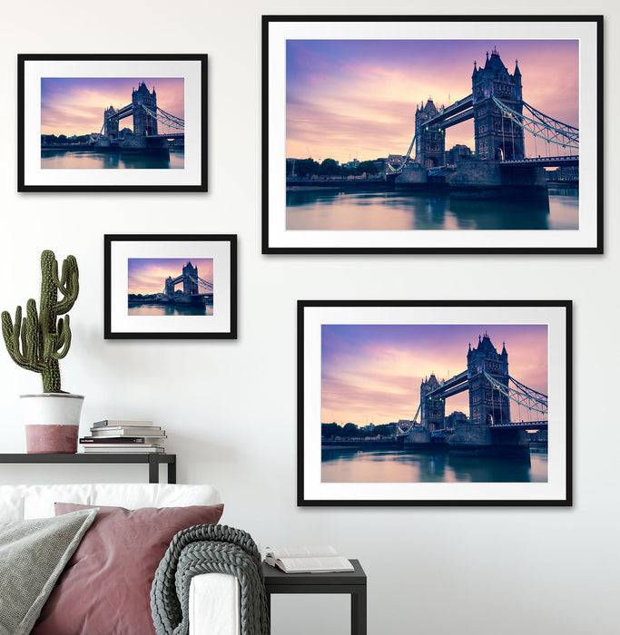 Pixxprint London, im Galerie-Passepartout Bilderrahmen Blitzangebot