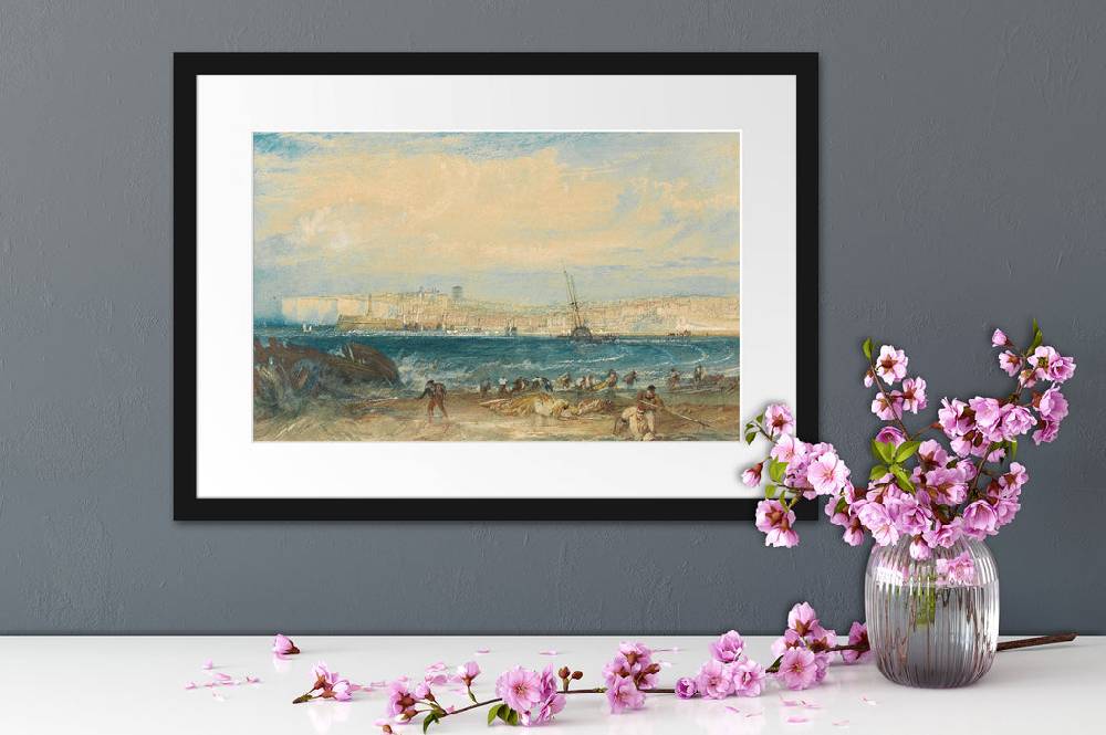 Pixxprint William Turner - Margate , im Galerie-Passepartout Bilderrahmen Meist gekauft