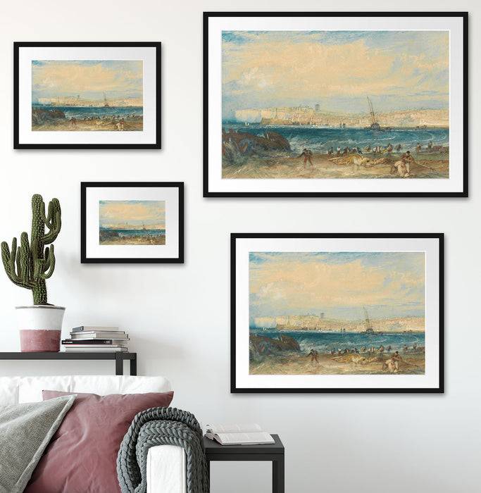 Pixxprint William Turner - Margate , im Galerie-Passepartout Bilderrahmen Meist gekauft