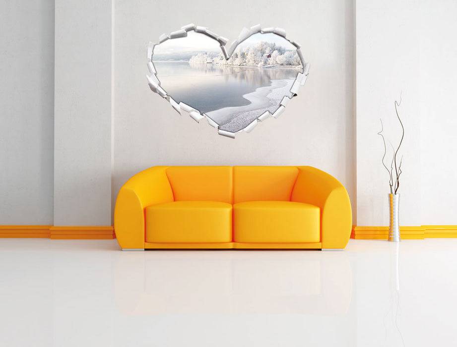 Pixxprint Atemberaubende Winterlandschaft, 3D Wandtattoo Neuheiten