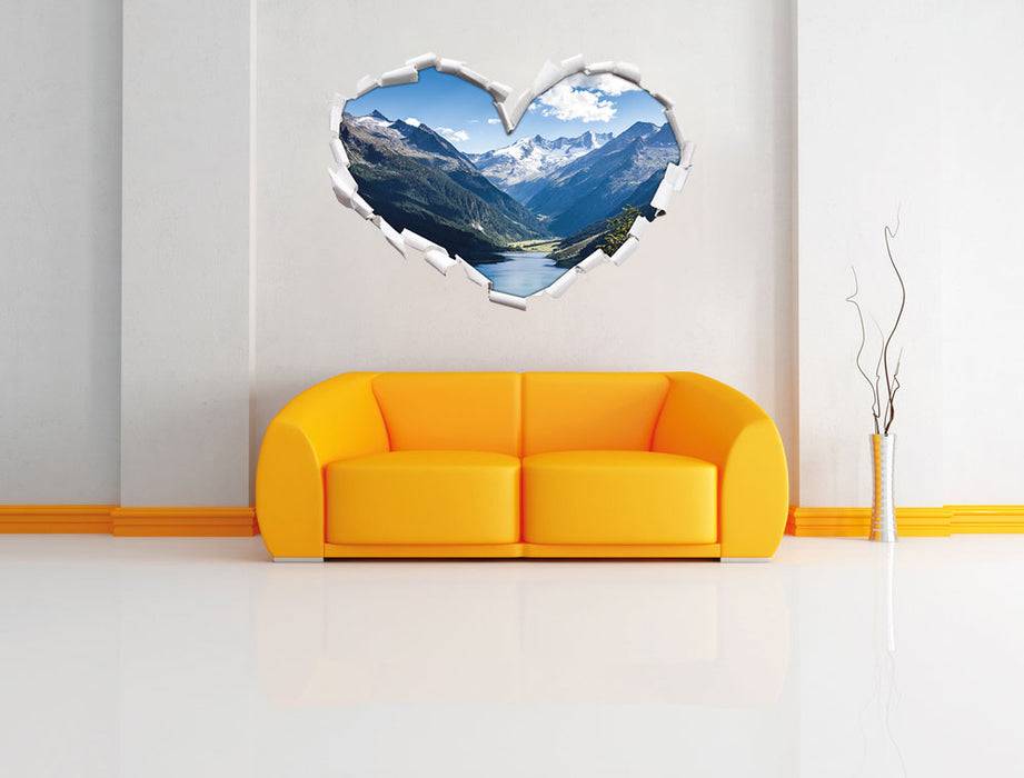 Pixxprint See an Bergen, 3D Wandtattoo 50% Rabatt für begrenzte Zeit