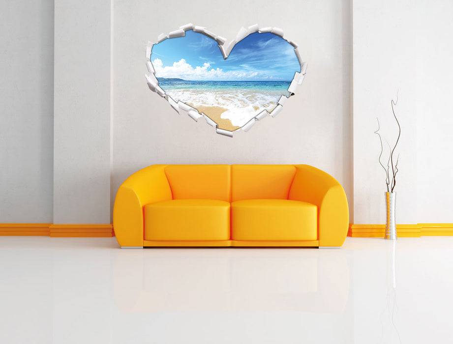 Pixxprint Strand bei Sonnenuntergang, 3D Wandtattoo Meist gekauft