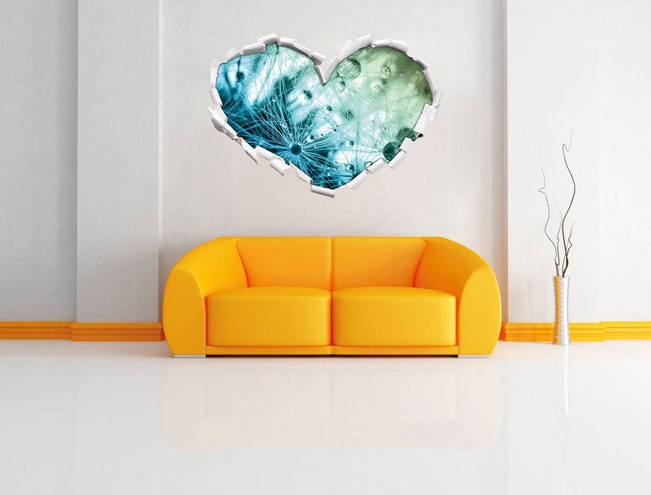 Pixxprint Wassertropfen auf Grashalmen, 3D Wandtattoo Rabatt