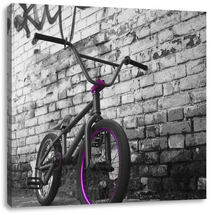 Pixxprint BMX Fahrrad Graffiti, Leinwandbild Preisnachlass