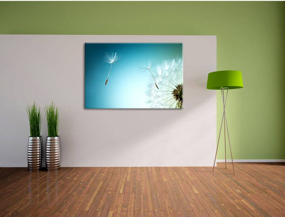 Pixxprint Löwenzahn Pusteblume, Leinwandbild Neueste Mode