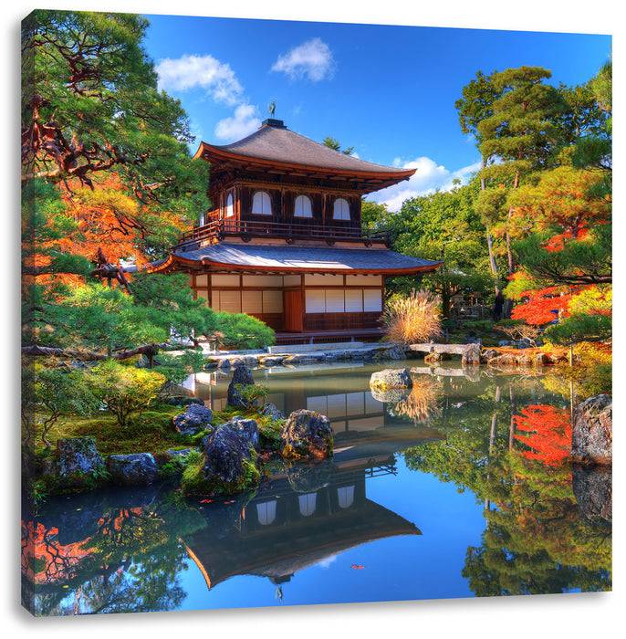 Pixxprint Ginkaku-ji-Tempel in Kyoto, Leinwandbild Online Outlet