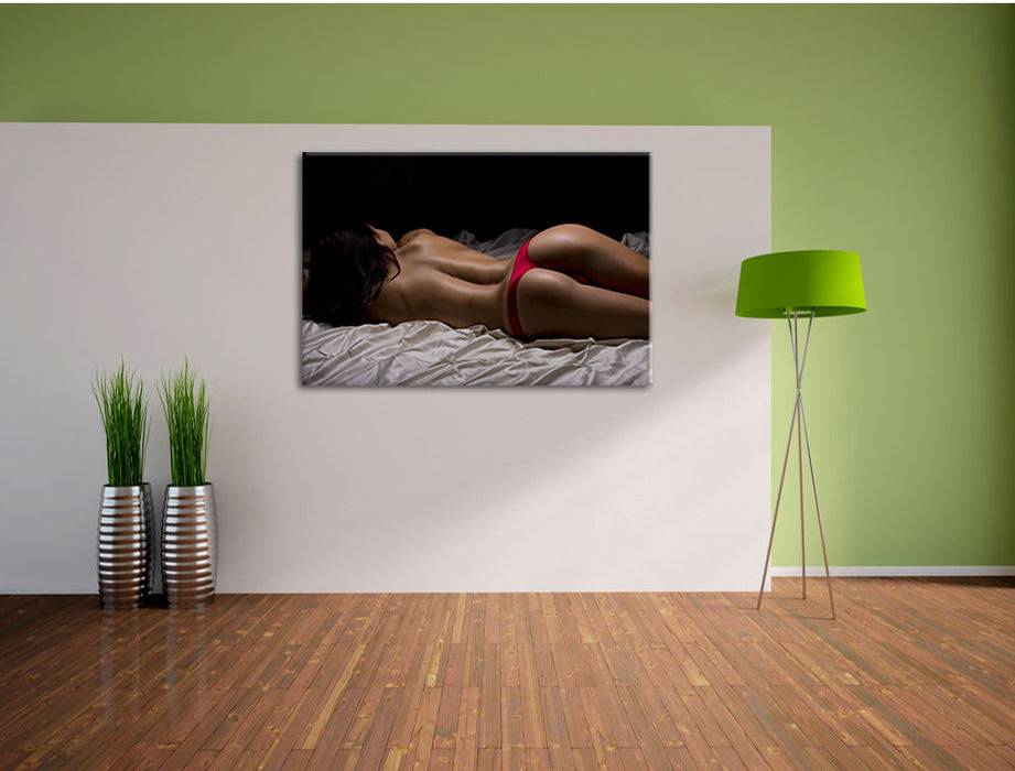 Pixxprint Perfekter Frauen Po, Leinwandbild Riesige Rabatte