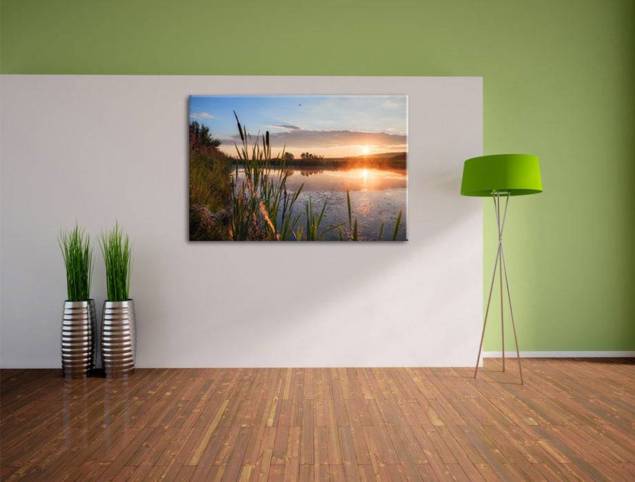 Pixxprint Sonniger Morgen, Leinwandbild Verkauf