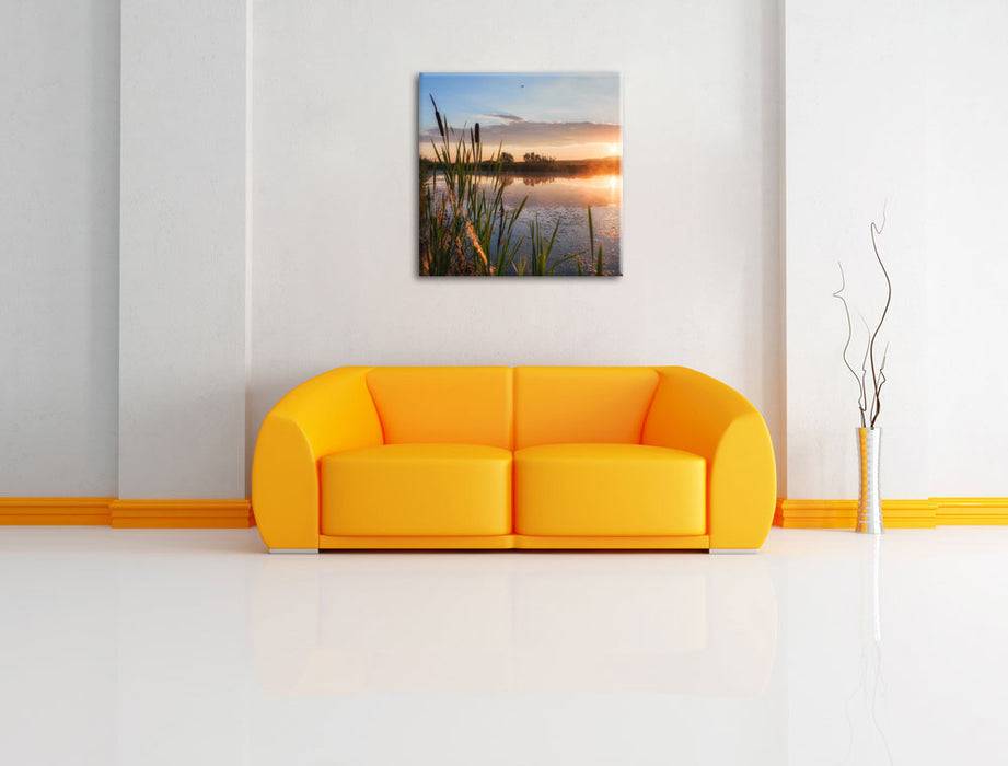Pixxprint Sonniger Morgen, Leinwandbild Verkauf