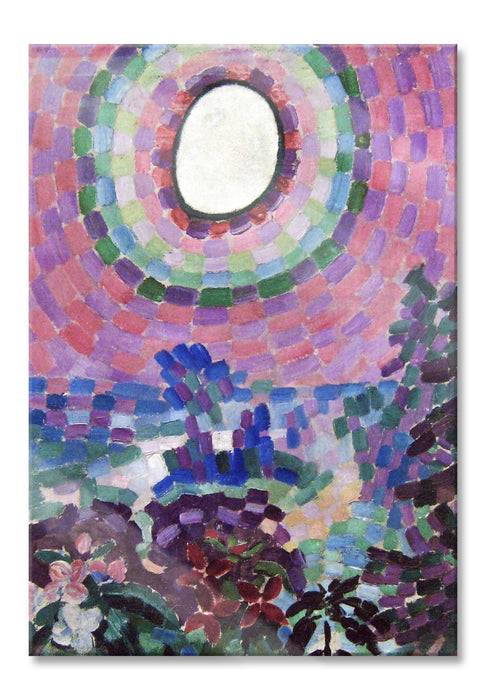 Pixxprint Robert Delaunay - Paysage au disque , Glasbild