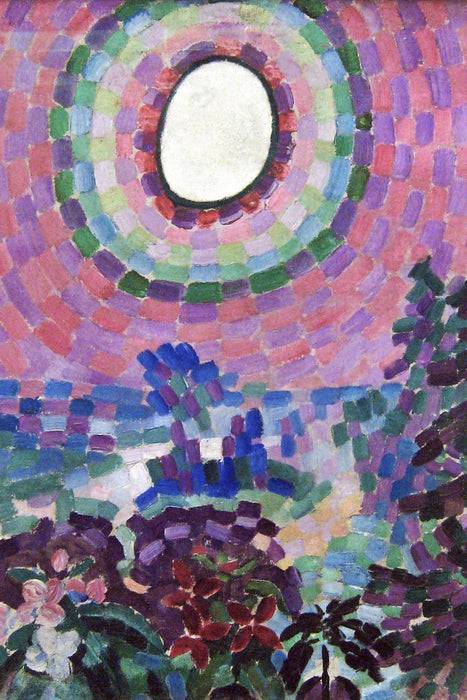Pixxprint Robert Delaunay - Paysage au disque , Glasbild Cyber Monday