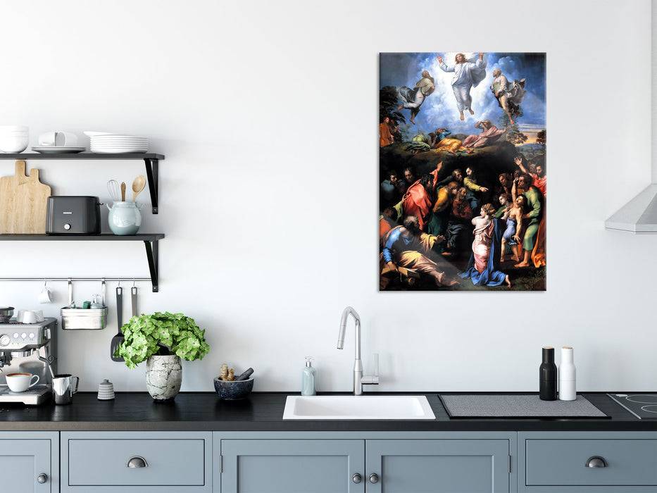 Pixxprint Raffael - Transfiguration , Glasbild Muttertagsangebot