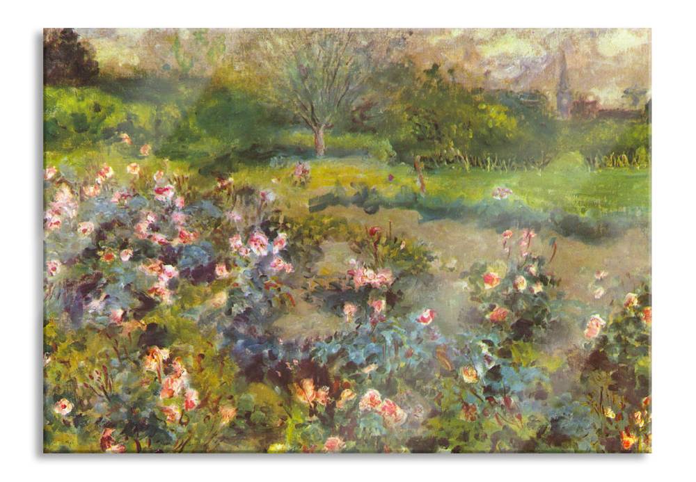 Pixxprint Pierre-Auguste Renoir - Rosenhain , Glasbild