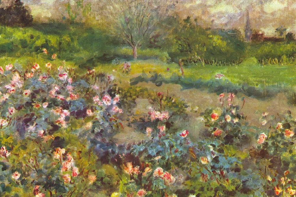 Pixxprint Pierre-Auguste Renoir - Rosenhain , Glasbild Top Angebot