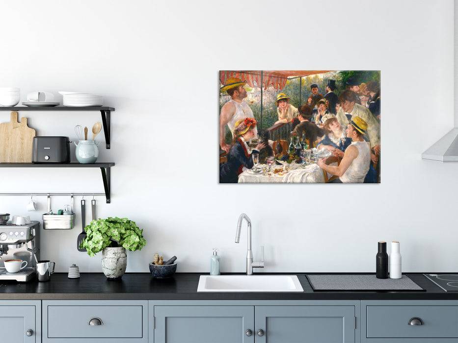 Pixxprint Pierre-Auguste Renoir - Die Mahlzeit der Ruderer, Glasbild Online Outlet