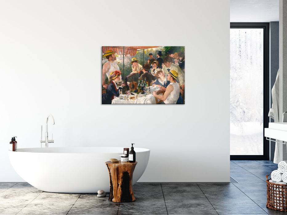 Pixxprint Pierre-Auguste Renoir - Die Mahlzeit der Ruderer, Glasbild Online Outlet