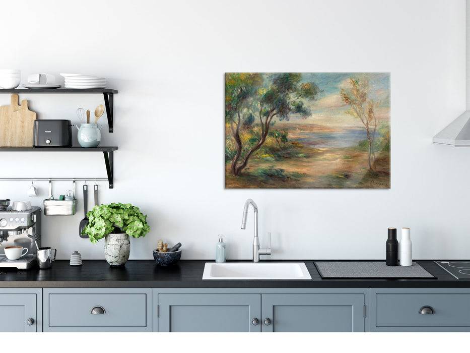 Pixxprint Pierre-Auguste Renoir - Bords de mer, Glasbild Exklusive Angebote
