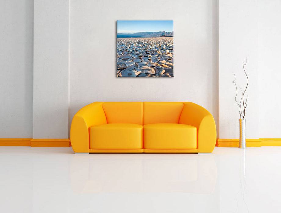 Pixxprint Aufgeplatzte Erde, Leinwandbild Wochenangebot