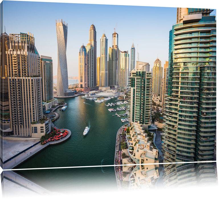 Pixxprint Dubai Metropole, Leinwandbild