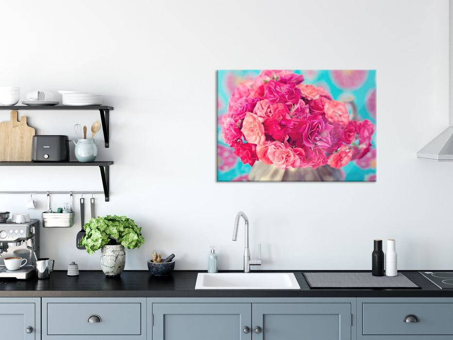 Pixxprint Blumen, Glasbild Fabrikpreis