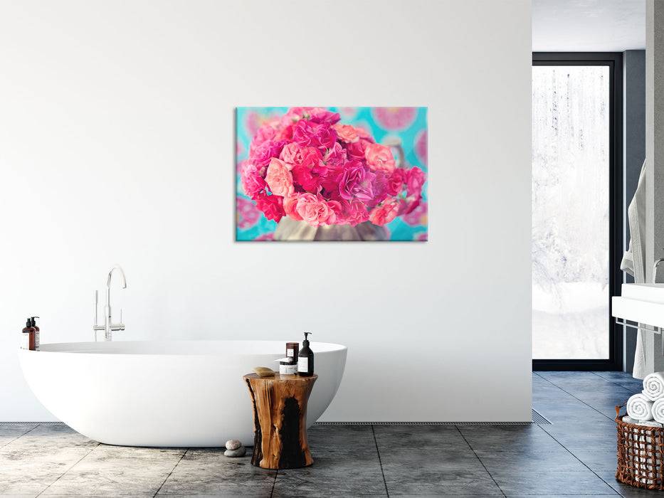 Pixxprint Blumen, Glasbild Fabrikpreis