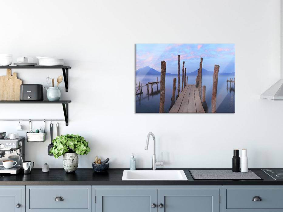 Pixxprint Holz im Wasser, Glasbild Osterangebot