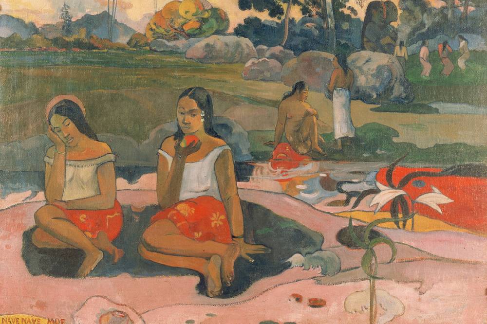Pixxprint Paul Gauguin - Heiliger Frühling: Süße TräumeNave nav, Glasbild Exklusive Angebote