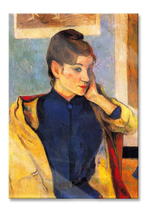 Pixxprint Paul Gauguin - Portrait von Madeleine Bernard, Glasbild Bestseller