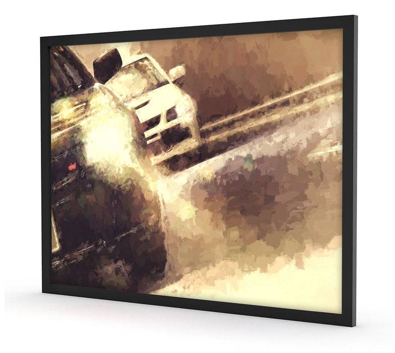 Pixxprint Subaru Impreza STI, Poster mit Bilderrahmen 2025