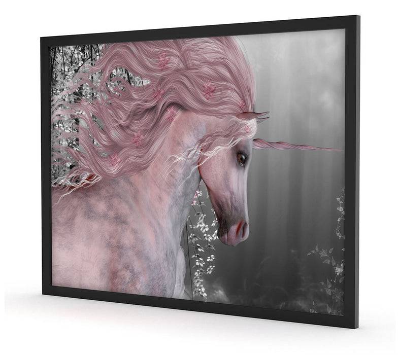 Pixxprint wunderbares Einhorn, Poster mit Bilderrahmen Online Outlet