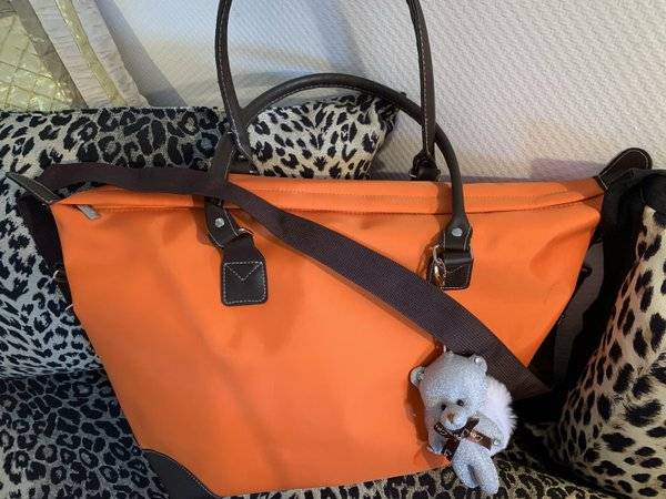 Plauener Spitze City-Shopper Orange Günstig kaufen