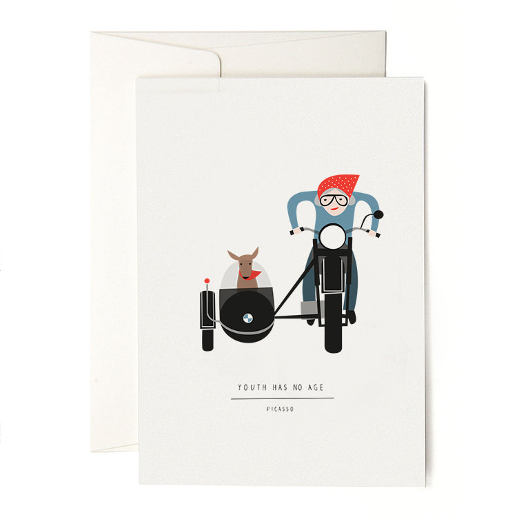 Pleased To Meet Youth has no Age Grusskarte Fabrik Onlineshop