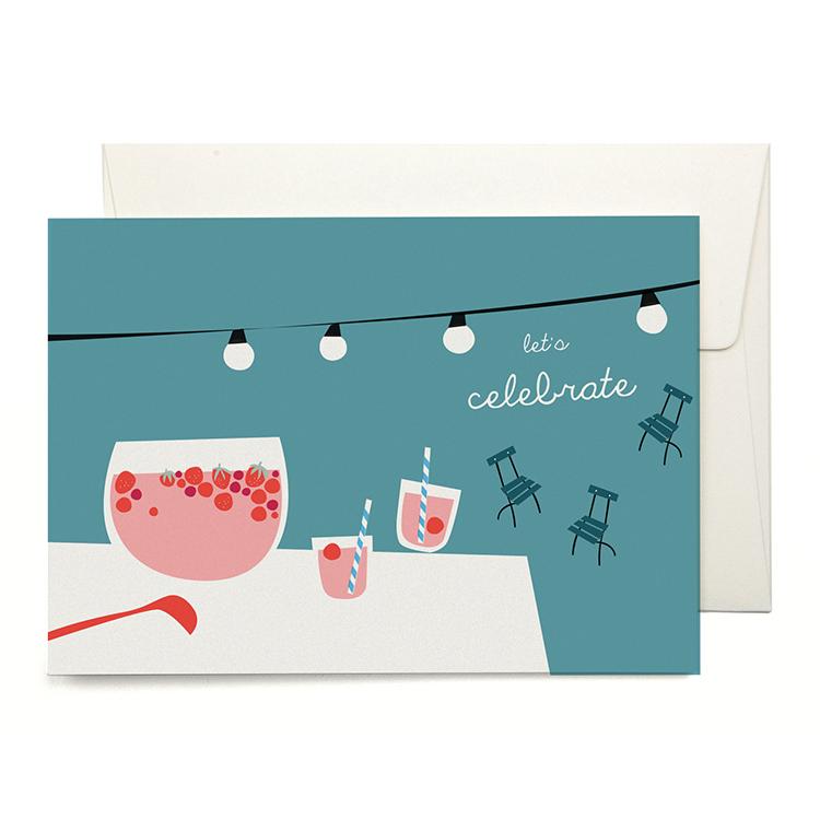 Pleased To Meet Let's Celebrate Grusskarte Weihnachtsangebot