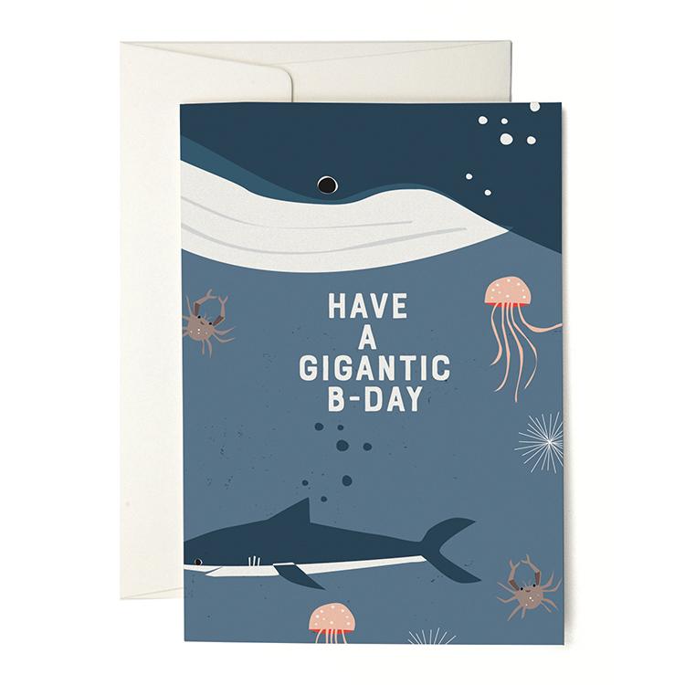Pleased To Meet Gigantic B-Day Grusskarte Osterangebot