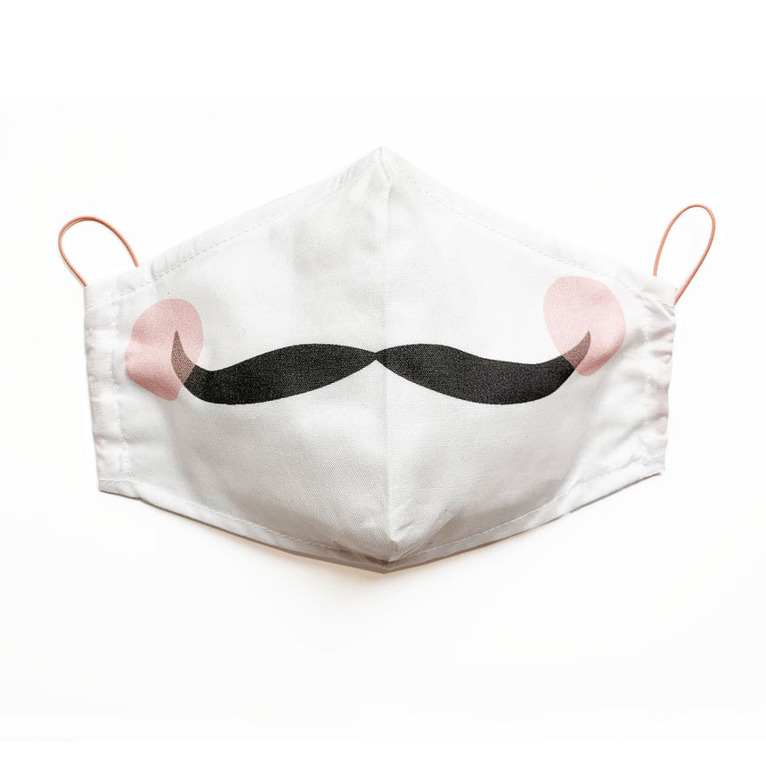 Pleased To Meet Moustache Mask Kostenlose Rückgabe