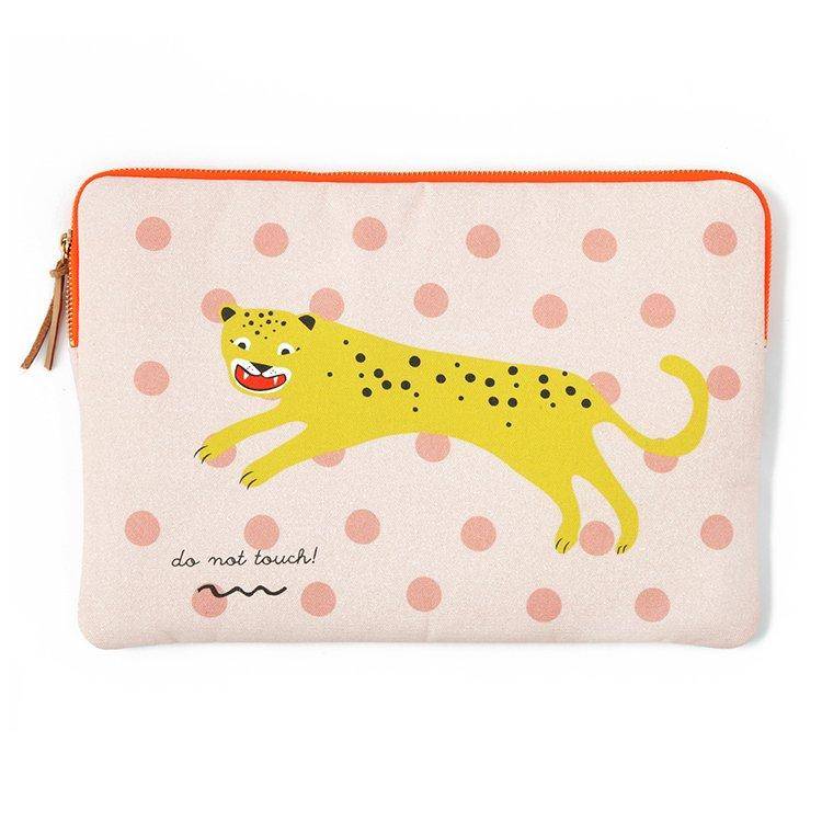 Pleased To Meet Leopard 13" Laptop Sleeve Saisonschlussverkauf