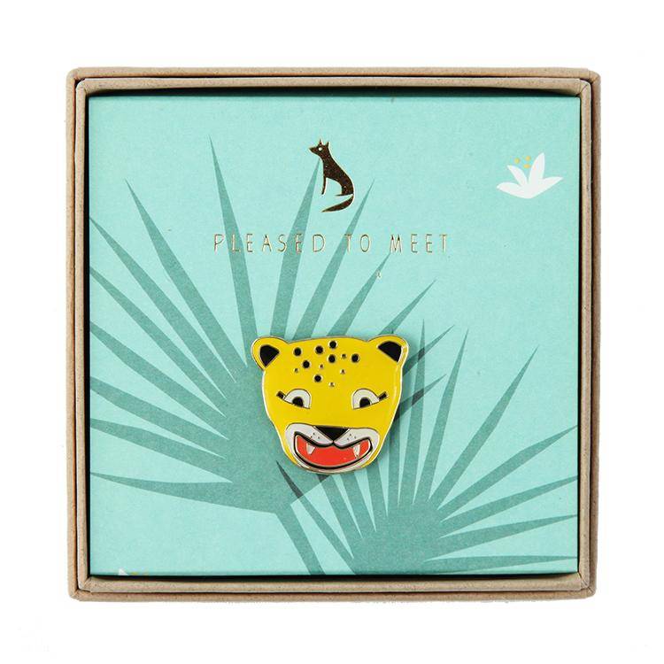 Pleased To Meet Leopard Pin Zeitlich begrenztes Angebot