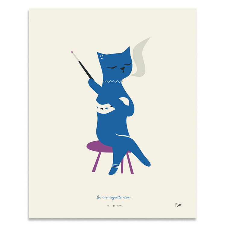 Pleased To Meet Blue Cat, Druck, ltd. 200 Vierteljährliche Förderung