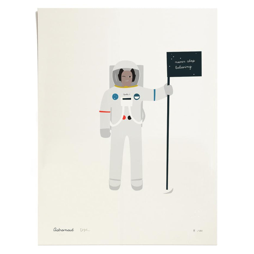 Pleased To Meet Astronaut, Druck, ltd. 250 Nur noch ein Tag übrig